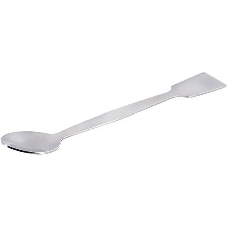 COLE-PARMER ESSENTIALS Spatula Macro Spoon, Stainless Steel, 180mm, 3PK 0628706
